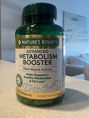 Nature's Bounty Advanced Metabolism Booster 120 Caps Exp: 08/2025 Sealed • $15.99