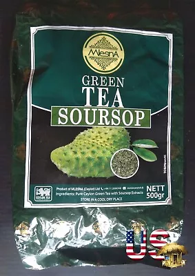 Mlesna SourSop Green Tea Ceylon Tea Natural Flavored  Tea 100 G 200 G 500 G • $34.50