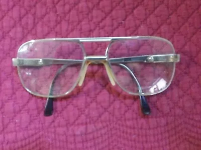 RARE Vintage AVIATORS By Safilo Elasta 3053 EYEGLASSES FRAMES 56-17-140 • $39.90