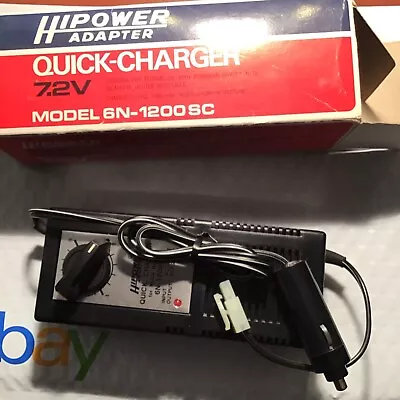 DC 7.2V Rechargeable RC Battery Pack Car 12v Charger Adapter ( TAMIYA) Vintage • $12