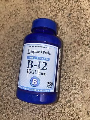 Vitamin B12 1000 Mcg Support Heart Energy Metabolism Nervous System 250 Caplets • $15.99