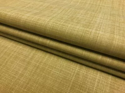 Honey Mustard Textured MCM Mid Century Modern Upholstery Drapery Fabric • $36