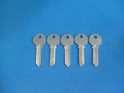 Lot Of Five Locksmith Y2 6-pin Key Blanks Fits Yale Nickel Chrome Plated Brs • $9.49