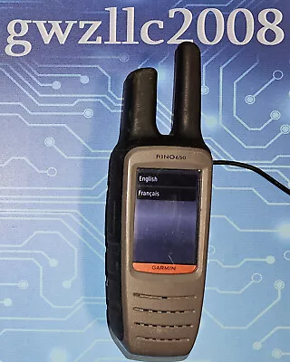 Garmin Rino 650 Handheld GPS 2-Way Radio **Bad Battery** #A13 • $26