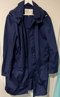 Mackintosh Windbreaker Size 46 Navy Blue Full Lenght 100% Nylon Model Gmp-0278!! • $132