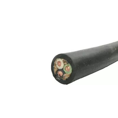 SOW 8/3 8 AWG Bare Copper EPDM & Rubber Insulated Wire Black • $3.21