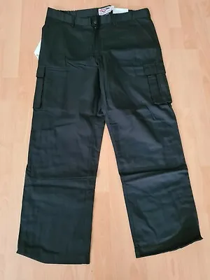 £11 • Buy Cargo Mens Work Trousers Black, 30W X 31L
