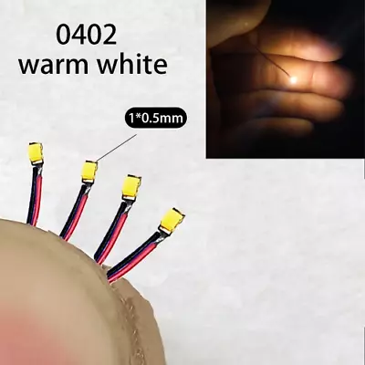 40Pcs/Lot Led Wire For Model Scale Red Black Line Pre-soldered Micro • $23.15