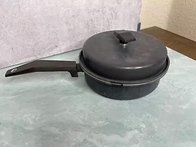 Vintage Miracle Maid Cookware 8  Sauce Fry Pan West Bend Anodized Aluminum • $59