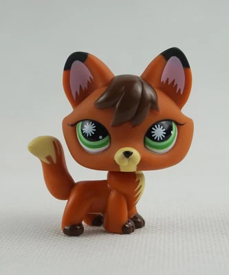 £10.99 • Buy Littlest Pet Shop LPS Firefox #807 Green Star Burst Eyes Brown Fox Toys Collect