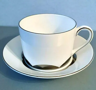 Vera Wang Wedgwood Vera Lotus Tea Cup & Saucer Made In U.K. 1st Quality New • $23.90