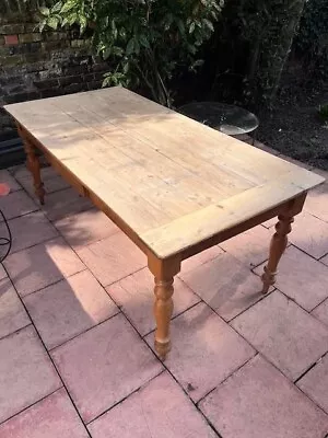 Vintage Farmhouse Dining/kitchen Table Solid Wood • £64.99