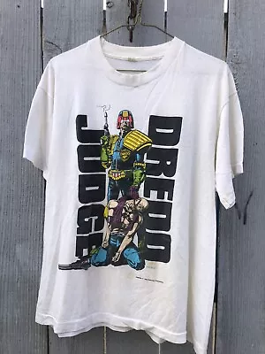 Vintage Distressed 1989 Judge Dredd T Shirt  • $220