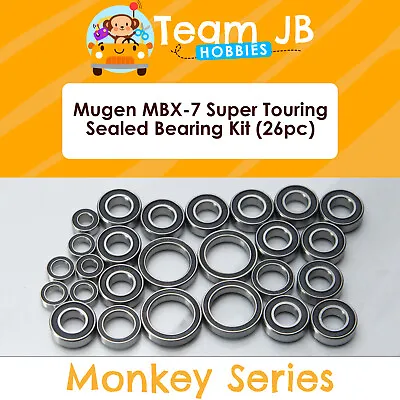 Mugen MBX-7 Super Touring - 26 Pcs Rubber Sealed Bearings Kit • $24.99