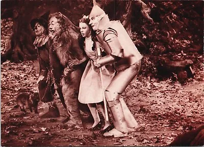 Dorthy Scarecrow Tin Man Cowardly Lion Toto Wizard Of Oz Postcard • $5