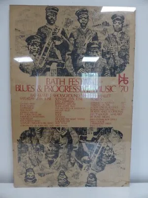 £9.99 • Buy The Bath Festival Of Blues & Progressive Music '70 Poster