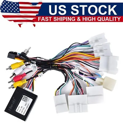 For TOYOTA Car Stereo Radio Power Harness Cable USB Adapter • $27.99