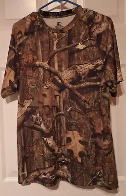 Starter T Shirt Mossy Oak Break Up Infinity Camo Outdoor Short Sleeve Sz XL Men • $13.95