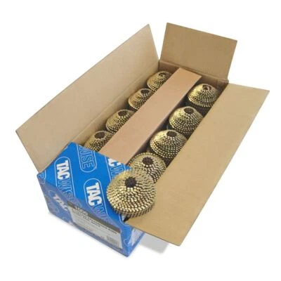 £36.58 • Buy Tacwise Galvanized Coil Nails Conical Top, Ring 2.1 27mm (14,400 Pack) - 1000