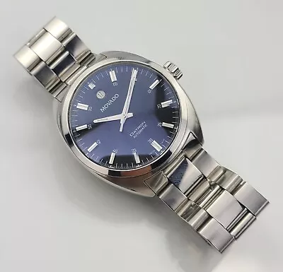 Automatic Movado Datron Watch 1970s Haritage Homage 181.14.1069 Sapphire Crystal • $400