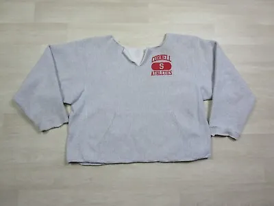 Vintage Champion Reverse Weave Cornell University Athletics Cropped Sweatshirt • $49.98