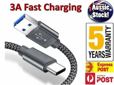 TYPE-C USB-C Data FAST CHARGING Charge Cable For Samsung S10 E S9 S21 Plus Ultra • $7.25