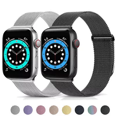 For Apple Watch Ultra 9 8 7 6 5 4 2 SE Milanese Loop Band IWatch Strap 38mm-49mm • $5.99