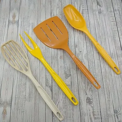 Foley Nylon Slotted Spatula Serving Spoon Fork & Blender Whip Multi Color Lot • $40.49