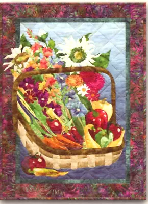 McKenna Ryan~ In Full Bloom  BASKET CASE   19x25.5  Block #8 Of An 8 Block Quilt • $9.99