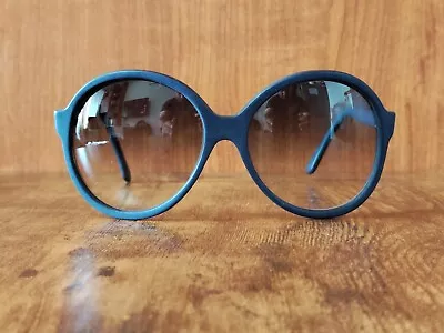 Vintage 70s Pierre Cardin Dark Blue Acetate Sunglasses Made In France #627 • $100