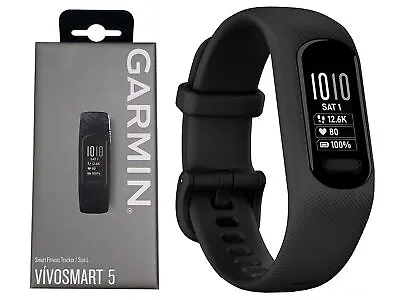 Garmin Vivosmart 5 Fitness Activity Tracker ( Black Large ) 010-02645-14 • $250.95