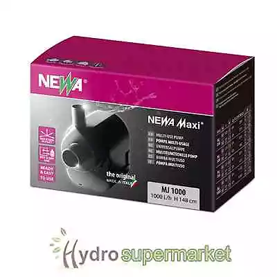 £28.99 • Buy Newa Maxi Jet 1000 Water Pump ( Mj 1000 )  Hydroponics-aquariums Multi-use Pump