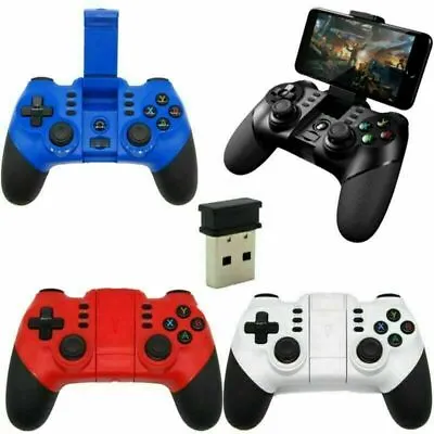 For Android IOS TV Box Wireless Bluetooth Gamepad Game Controller 2.4G Receiver • $15.73