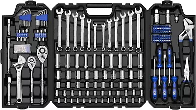 240-piece Mechanics Hand Tool Set SAE/Metric Sockets And Wrenches Automotive • $90