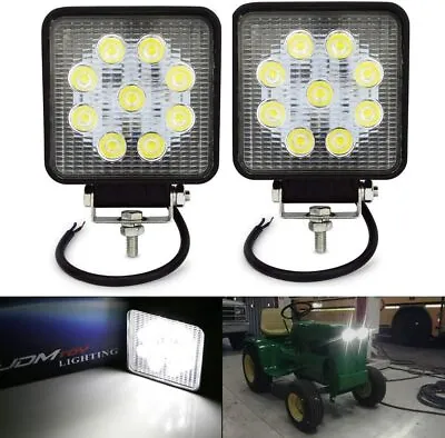 (2) 27W 2300 Lum High Power LED Work Light Lamps For SUV 4x4 Truck Tractor Boat • $26.99