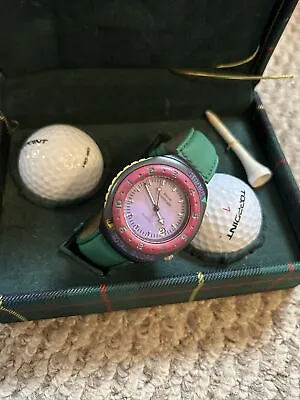 Marcel Scorekeeper Golf Watch Gift Set Vintage Not Tested • $25