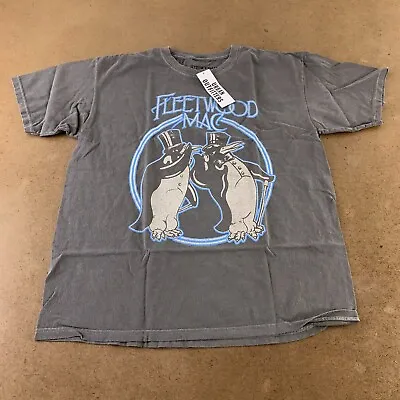 Urban Outfitters Fleetwood Mac Men's Size Medium  Gray Penguin T-Shirt • $21.67