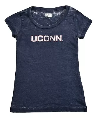 $9.99 • Buy Zen By J. America Womens Uconn Huskies Semi-Burnout Shirt New L, XL, 2XL