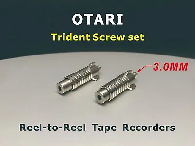 🔥 2 X OTARI PIONEER Trident Screw Set  Screw Diameter 3.0mm • $19.56