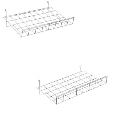 Extra Strong Wire Shelf With Lip For Grid Mesh Panels • £18