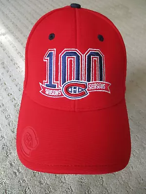 Vintage Montreal Canadiens 100 Seasons Hat Cap American Needle S/M  1909-2009 * • $19.99