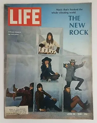 Vintage Life Magazine Jefferson Airplane The New Rock June 28 1968 Complete • $19.99