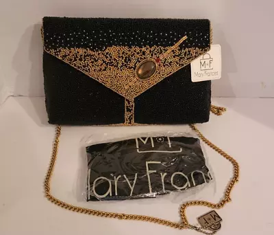 Mary Frances  OLIVE YOU  Martini Crossbody Clutch Beaded Drink Handbag Bag New • $189.99