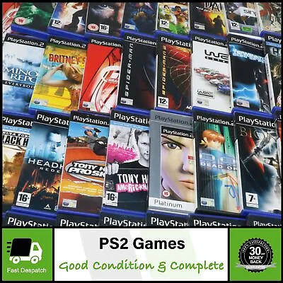 Sony Playstation 2 PS2 Games | Complete With Manuals | Good • £2.97