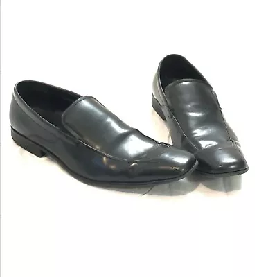 Marc Anthony Black Leather Dress Shoes Men's Size 11 US (Used) • $25