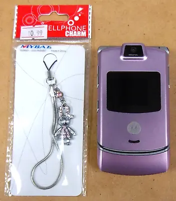 Motorola RAZR V3m - Pink And Silver ( Verizon ) Very Rare Flip Phone - READ • $76.49