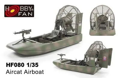 Hobby Fan 1/35 HF-080 Aircat Airboat (Vietnam War) • $199.69