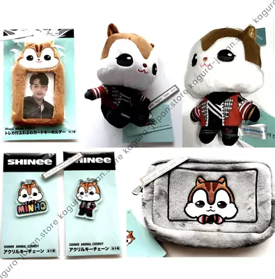 SHINee MINHO ANIMAL COORDY Keychain Pouch Plush Photocard Holder Complete Set • $129.99