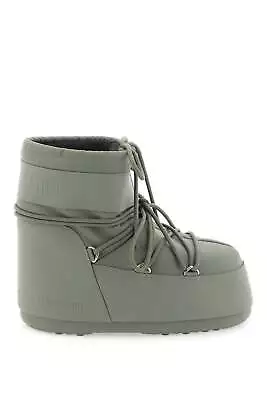 NEW Moon Boot Icon Rubber Snow Boots 14093800 KHAKI AUTHENTIC NWT • $250