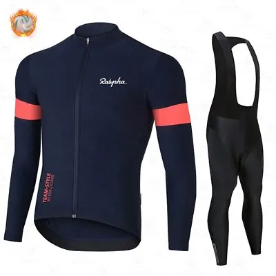 Winter Thermal Bicycle Clothing Suits Cycling Jersey Set Sport Bike MTB Riding • $87.05